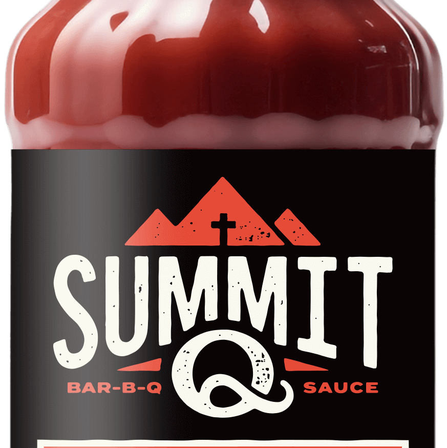 Summit Q Heat sauce bottle with label